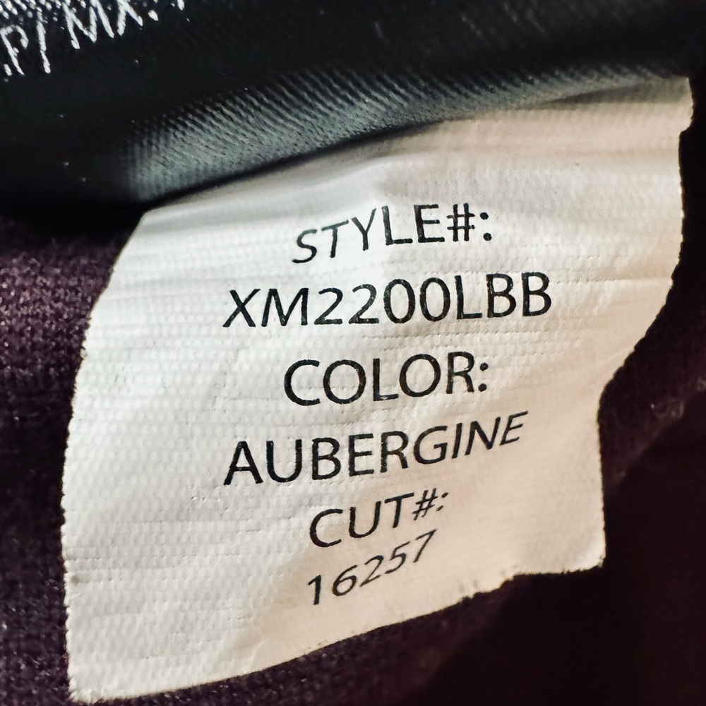 Liverpool Jeans Chloe Pull-On Knit Ankle Skinny Pant in Aubergine SZ 14/32 - Picture 8 of 16
